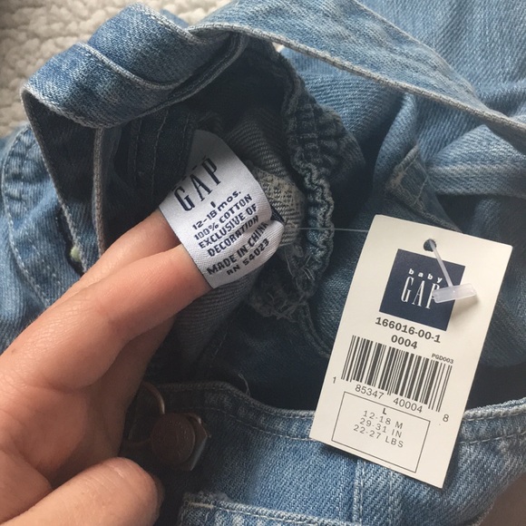 flower printed jean jumper/dress (2pc with undies) - Picture 5 of 5